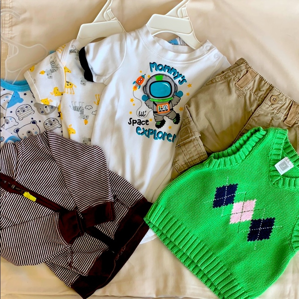 Bundle deal boy 3-6 month carters/gap/& more